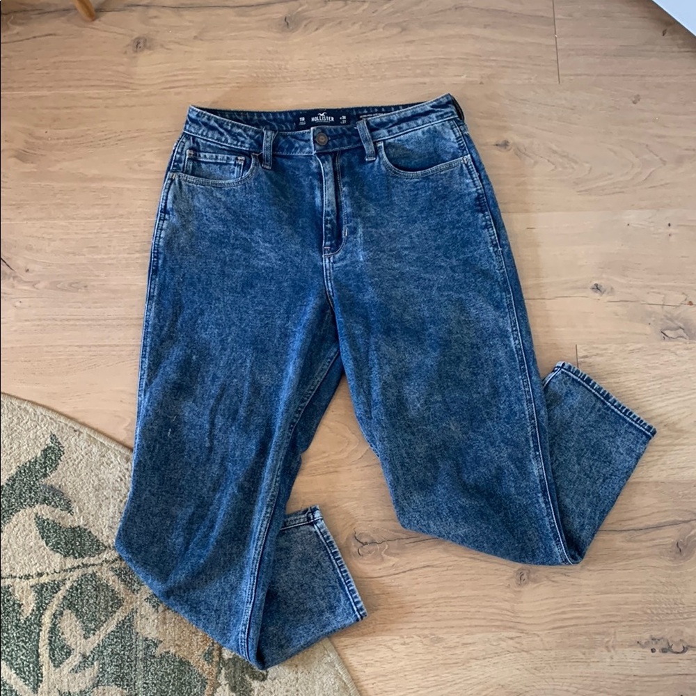 Hollister Blue High Rise Jeans